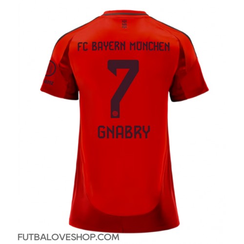 Dres Bayern Munich Serge Gnabry #7 Domáci pre Ženy 2024-25 Krátky Rukáv